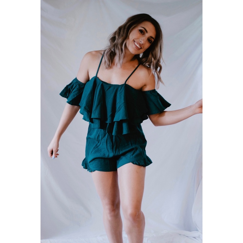 Nasty Gal / us 2 / green romper
